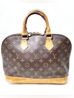 Louis Vuitton Vintage Monogram Alma PM Satchel - Made in France